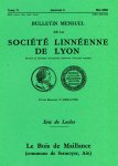 Couverture — Le bois de Maillance (commune de Sermoyer, Ain) — étude complète